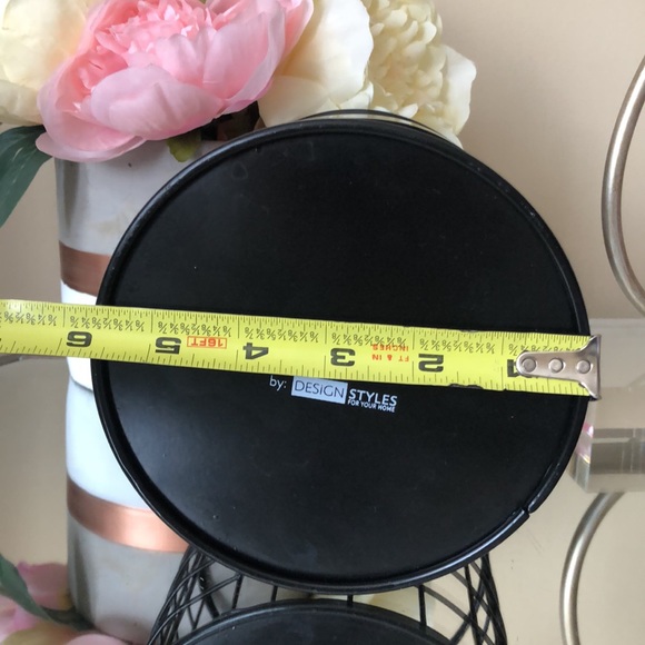 Rae Dunn Black Wire Basket TOOLS Magenta Office/ Kitchen - Picture 5 of 5